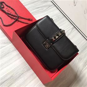 Valentino 25cm chain black body cross bag 4920