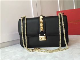 Valentino large smooth black chain body cross bag 4925