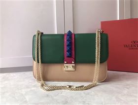 Valentino large chain cross body tri-color bag 4928