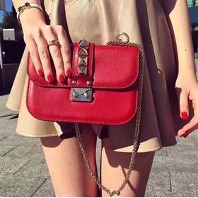 Valentino small red chain body cross bag 4930