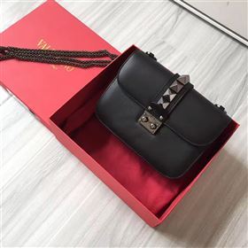 Valentino small chain cross black body bag 4934