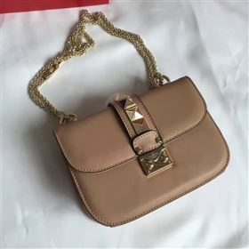 Valentino dark tan small chain body cross bag 4938