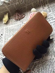 Hermes large wallet tan bag 5045