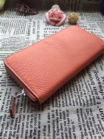 Hermes large wallet orange bag 5050