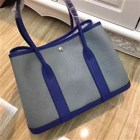Hermes Garden Party tri-color gray handbag bag 5066
