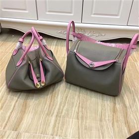 Hermes Lindy pink gray bags 5081