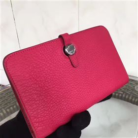 Hermes dogon red wallet bag 5087