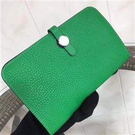 Hermes dogon wallet blue bag 5093