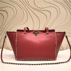 Valentino large wine tote shoulder bag 5010