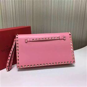 Valentino pink clutch rockstud bag 5019