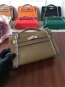 Hermes mini Epsom tan Kelly bag 5156