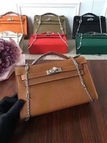 Hermes mini Epsom tan Kelly bag 5157