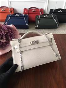 Hermes mini Chevre cream Kelly bag 5164