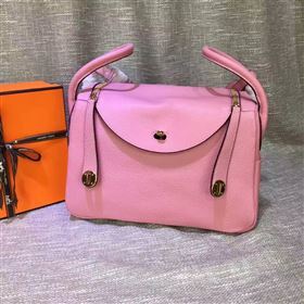 Hermes pink Lindy bag 5170
