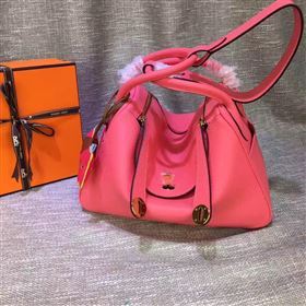 Hermes Lindy red rose bag 5171