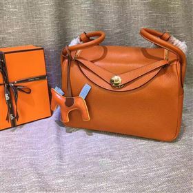 Hermes orange Lindy bag 5179