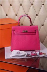 Hermes small Epsom Kelly red rose bag 5182