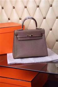 Hermes small Epsom gray Kelly bag 5183