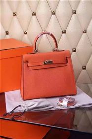 Hermes small Epsom orange Kelly bag 5185