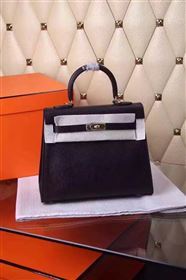 Hermes small Epsom black Kelly bag 5187