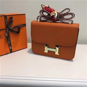 Hermes Epsom orange Constance bag 5188