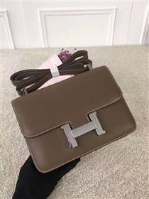Hermes top Constance leather bag 5102