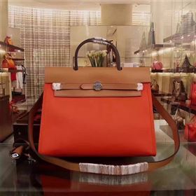 Hermes tri-color 31cm orange Kelly bag 5115