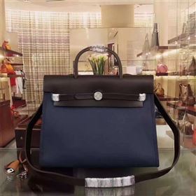 Hermes tri-color navy Kelly 31cm bag 5117