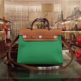 Hermes tri-color green Kelly 31cm bag 5119