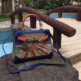 Hermes tri-color navy Kelly bag 5125