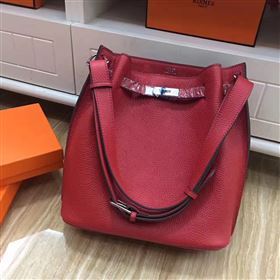 Hermes so Kelly shoulder red bag 5131
