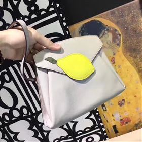 Hermes new small nude v shoulder yellow bag 5138