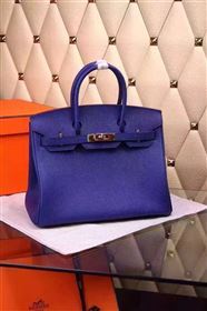 Hermes navy Birkin bag 5264