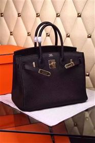 Hermes black Birkin bag 5269