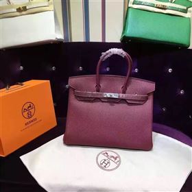 Hermes grain Birkin wine bag 5287