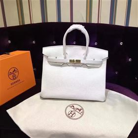 Hermes grain Birkin white bag 5288