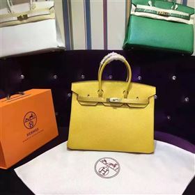 Hermes grain Birkin yellow bag 5291
