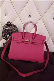 Hermes mini 25cm Birkin red rose bag 5205