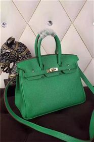 Hermes mini 25cm green Birkin bag 5209