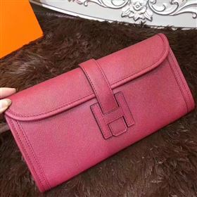 Hermes Epsom large wine clutch bag 5214