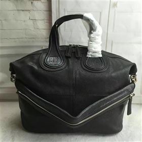 Givenchy large lambskin nightingale black bag 5379