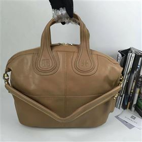 Givenchy large tan nightingale lambskin bag 5385