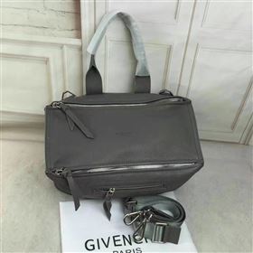 Givenchy gray medium pandora goatskin bag 5387