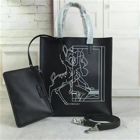 Givenchy medium calfskin shopping black bag 5305