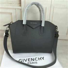 Givenchy medium gray antigona goatskin bag 5310