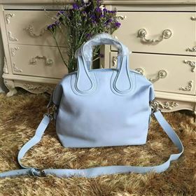 Givenchy medium blue nightingale goatskin bag 5321
