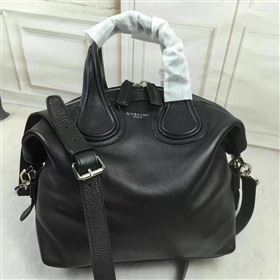 Givenchy medium black nightingale goatskin bag 5324