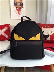 Fendi black v yellow Waterproof backpack cloth bag 5472