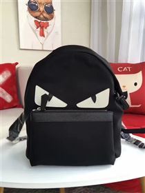 Fendi black v cream Waterproof backpack cloth bag 5473