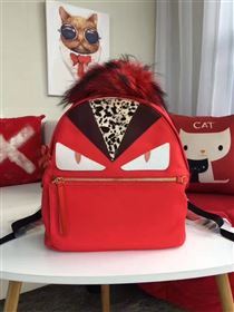 Fendi Waterproof cloth red backpack bag 5476
